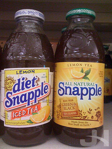 snapple before and after