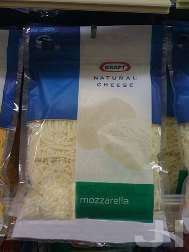 kraft shredded cheese packaging tweak