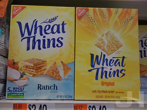 new wheat thins packaging